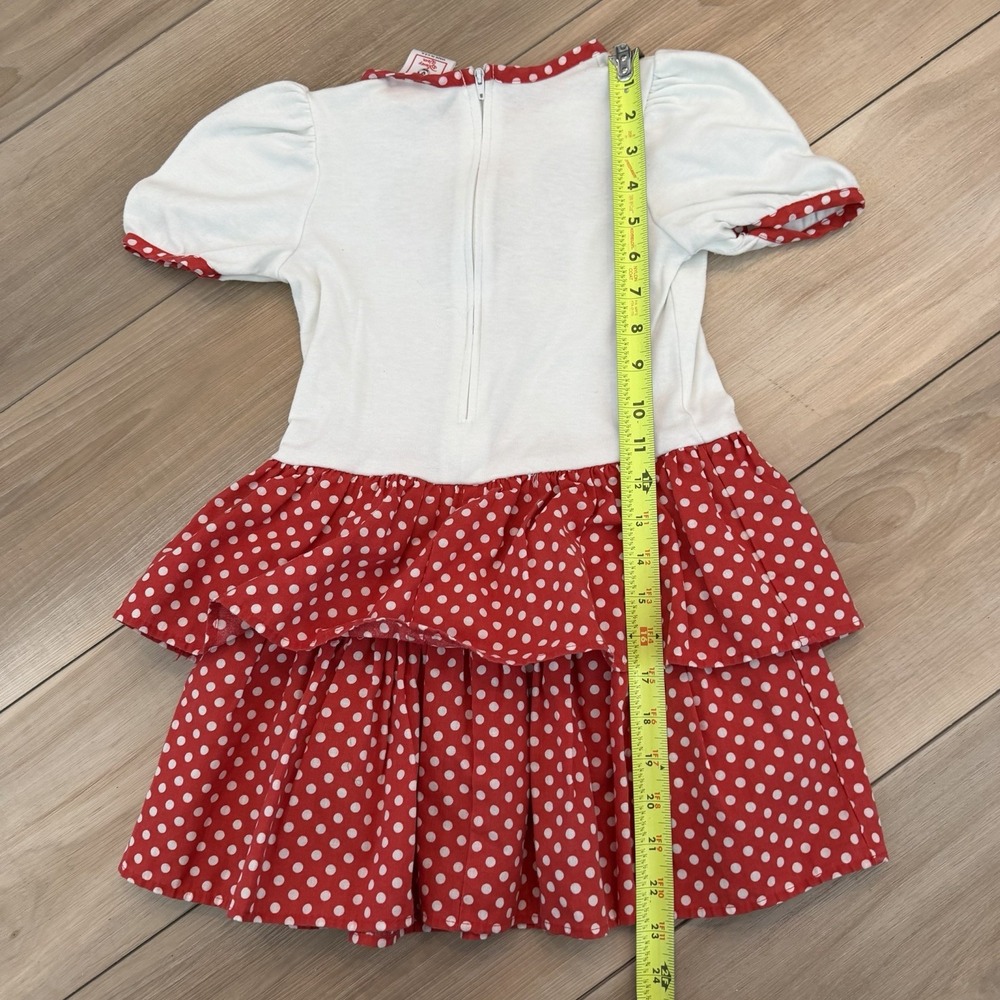 Vintage Disney Wear Minnie Mouse Dress – Toddler Size Large Made In USA 3T/4T - Picture 7 of 7
